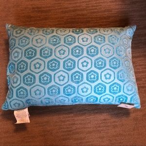 NWT TJmaxx Pillow Feather Blue Flower Design